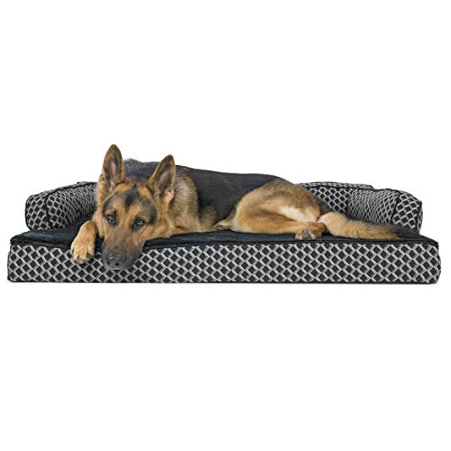 furhaven faux fur dog bed