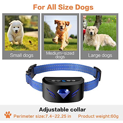 Dog Bark Collar Electric Dog Shock Collar Anti Bark Collar With 7   51jt83LG5ML 