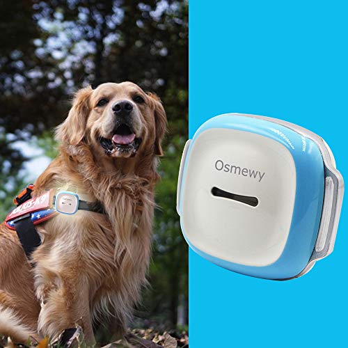Osmewy Pet Tracker Dog GPS Tracker for Dogs Bigger Cats Hounds Tracking Device with Collar Light