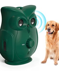 Zigzagmars Bark Control Device Ultrasonic Anti Barking Device, 2023 Newest Stop Dog Bark Deterrents with Adjustable Ultrasonic Level Control Sonic Bark Deterrents Up to 50FT Range Safe for Dogs