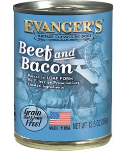 Evanger’s Heritage Classics Beef & Bacon for Dogs – 12, 12.5 oz Cans
