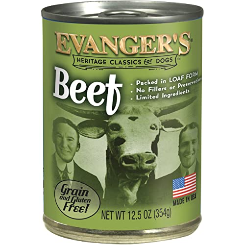 Evanger’s Heritage Classics Beef for Dogs – 12.8 Ounces (Pack of 12)