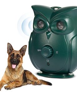 XATIA Anti Barking Device, Ultrasonic Dog Bark Control Devices with Adjustable Ultrasonic Level Control, Stop Dog Bark Deterrents 55FT Range Outdoor Indoor