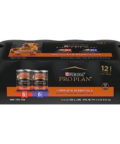 Purina Pro Plan Grain Free Wet Dog Food Variety Pack, Grain Free Chicken and Turkey Entrees – (12) 13 oz. Cans