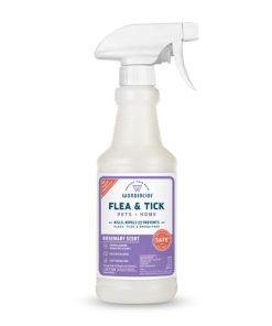 Wondercide – Flea, Tick and Mosquito Spray for Dogs, Cats, and Home – Flea and Tick Killer, Control, Prevention, Treatment – with Natural Essential Oils – Pet and Family Safe – Rosemary 16 oz