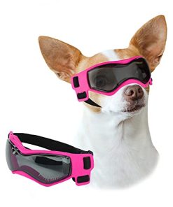 Lesypet Dog Goggles Small Breed, Dog Sunglasses UV Protection Wind Protection for Small Dogs Outdoor, Small