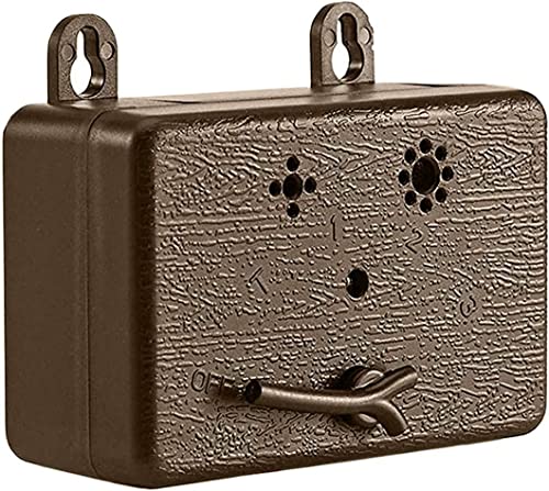 WINNER OUTFITTERS Dog Barking Control Devices Bark Box Dogs Dual Sensor Anti Device with Training/Deterrent Modes Whistle to Stop Ultrasonic Deterrent 50 FT Range Outdoor Indoor brown