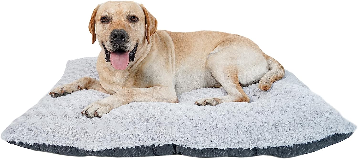 DOGKE Large Washable Dog Bed Deluxe Fluffy Plush Dog Crate Pad Review