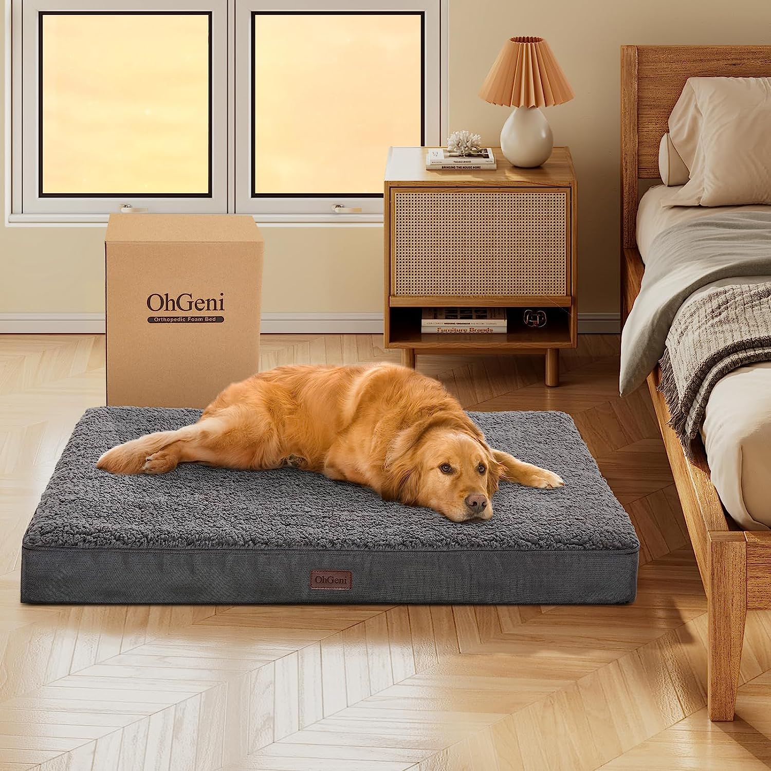 OhGeni Orthopedic Dog Beds for Large Dogs Review