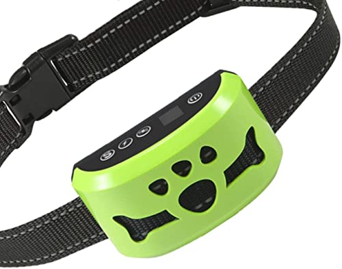 Bark Collar for Dogs, Rechargeable Dog Bark Collar with Beep Vibration and Harmless Shock, Anti Barking Collar for Small Medium Large Dogs, Humane Dog Training Device with 7 Adjustable Levels