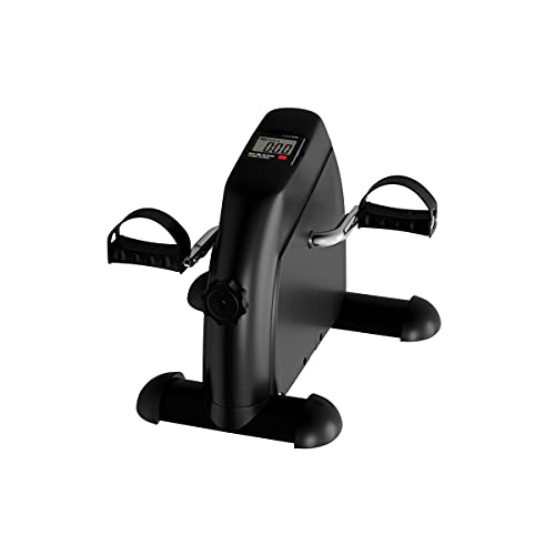 Under Desk Bike and Pedal Exerciser – At-Home Physical Therapy Equipment and Exercise Machine for Arms and Legs with LCD Screen by Wakeman Fitness