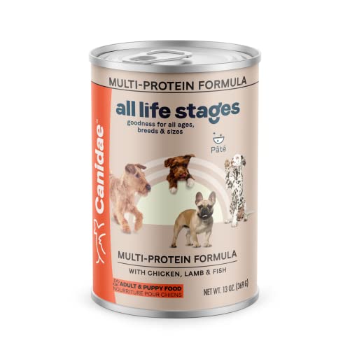 Canidae All Life Stages Premium Wet Dog Food for All Breeds, All Ages, Multi-Protein Chicken, Lamb and Fish Formula, 13 Ounce (Pack of 12)