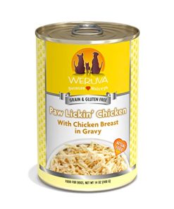 Weruva Classic Dog Food, Paw Lickin’ Chicken with Chicken Breast in Gravy, 14oz Can (Pack of 12)