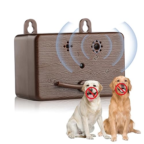 Anti Barking Device, Ultrasonic Dog Barking Devices with 4 Adjustable Modes, 50FT Bark Control Device to Stop Dogs from Barking, Waterproof Ultrasonic Dog Bark Deterrent, Safe for Both Dogs & People