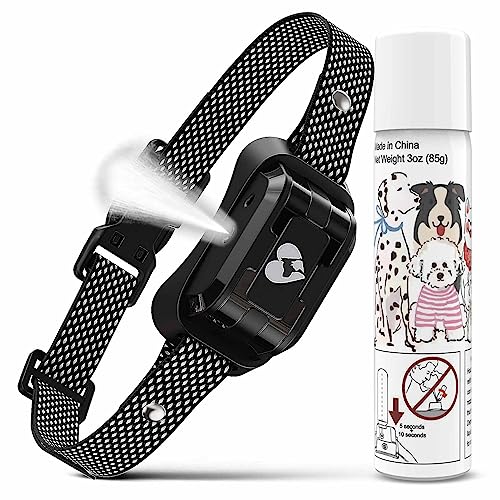 Auto Citronella Bark Collar, Upgraded Humane Anti Barking Collar for Dogs with 3 Spray Levels & 3 Sensitive Levels, IPX7 Waterproof Dog Barking Collar for L/M/S Dogs