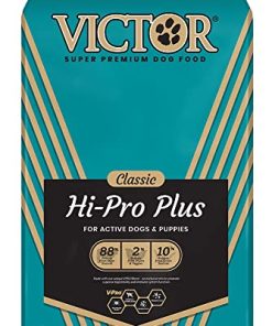 VICTOR Super Premium Dog Food – Hi-Pro Plus Dry Dog Food – 30% Protein, Gluten Free – for High Energy and Active Dogs & Puppies, 40lbs