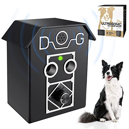 bubbacare Anti Barking Device, Dog Barking Control Devices with 3 Adjustable Level Up to 50 Ft, Dog Barking Deterrents with 20KHZ Ultrasonic Safe for Dogs and Humans