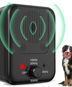 Anti Bark Device, Ultrasonic Automatic Bark Control Device, Rechargeable Dog Barking Deterrent Device, with 3 Adjustable Modes, Indoor & Outdoor Pet Training Tools, Dog Barking Control Device