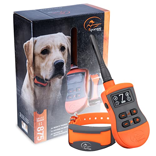 SportDOG Brand SportTrainer Remote Trainers – Bright, Easy to Read OLED Screen – Waterproof, Rechargeable Dog Training Collar with Tone, Vibration, and Static, 1/2 Mile Range – 3 Dog Expandable
