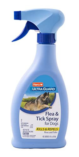 Hartz UltraGuard Flea & Tick Dog Spray, 032700106232 16 Fl Oz