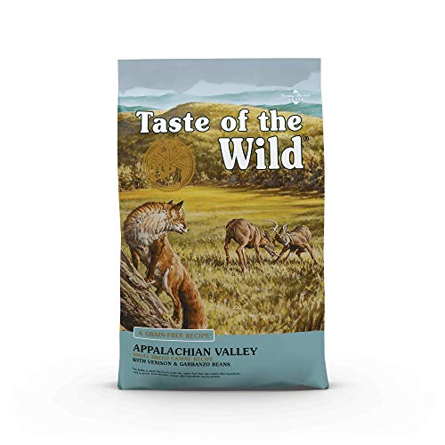 Taste of the Wild Grain Free High Protein Real Meat Recipe Appalachian Valley Premium Dry Dog Food (418037), 14-Pound