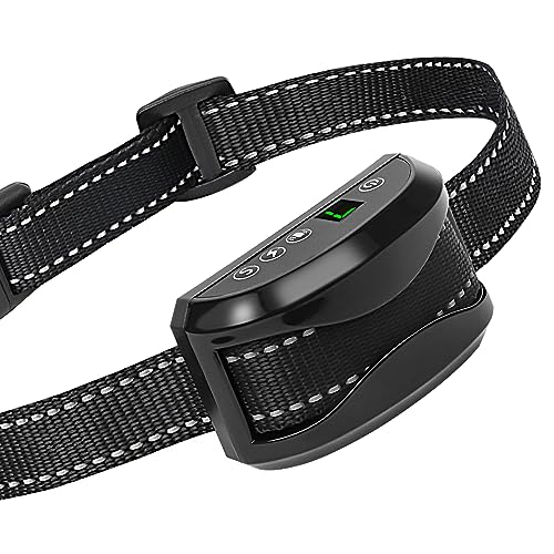 Bark Collar, BXQ Dog Bark Collar for Small Medium Large Dogs with 4 Training Modes and 7 Level Sensitivity Adjustable, BXQ Rechargeable Bark Collar No Shock for Dogs with Beep Vibration Shock