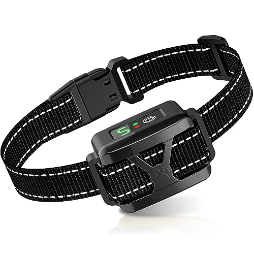 Dog Bark Collar, CMUBH Bark Collar for Large Dog, Rechargeable  Anti Bark Collar for Medium Small Dogs with 5 Adjustable Sensitivity and Intensity Beep Vibration