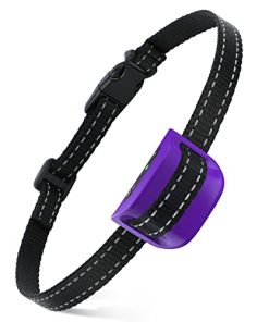 Bark Collar for Small Dogs MASBRILL Small Dog Bark Collar – Rechargeable No Shock Bark Collar for Small Medium Dogs with Beep Vibration Barking Control Device Collar