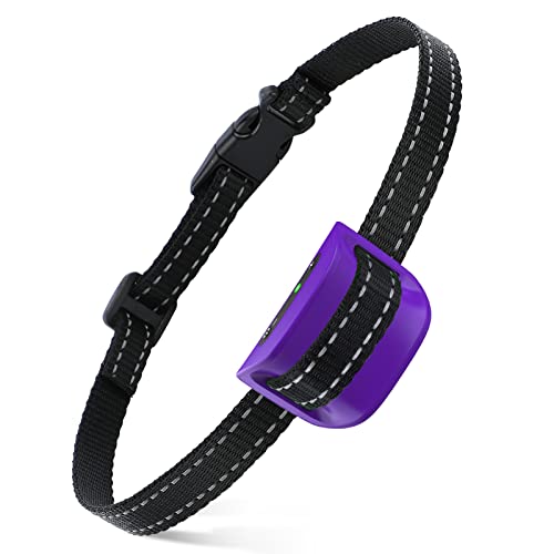 Bark Collar for Small Dogs MASBRILL Small Dog Bark Collar – Rechargeable No Shock Bark Collar for Small Medium Dogs with Beep Vibration Barking Control Device Collar