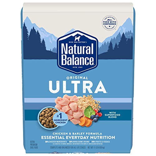 Natural Balance Original Ultra Chicken & Barley All Life Stages Dry Dog Food 11 Pound (Pack of 1)