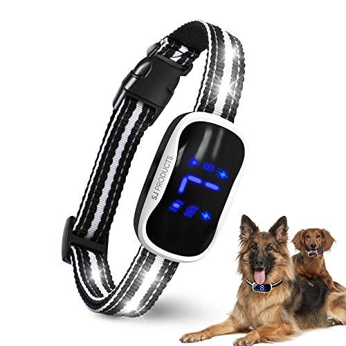 Dog Bark Collar: Anti Barking Collar with 7 Adjustable Sensitivity Smart Rechargeable Triggering No Bark Collars for Small Medium Large Dogs with Beep | Vibration | Shock