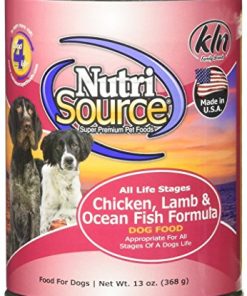 Tuffy’S Pet Food 131304 Tuffy Nutrisource 12-Pack Chicken, Lamb And Fish Canned Food For Dogs, 13-Ounce