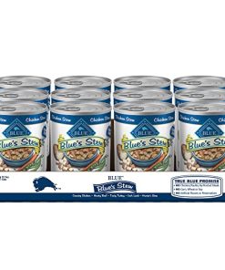 Blue Buffalo Blue’s Stew Natural Adult Wet Dog Food, Chicken Stew 12.5-oz can (Pack of 12)