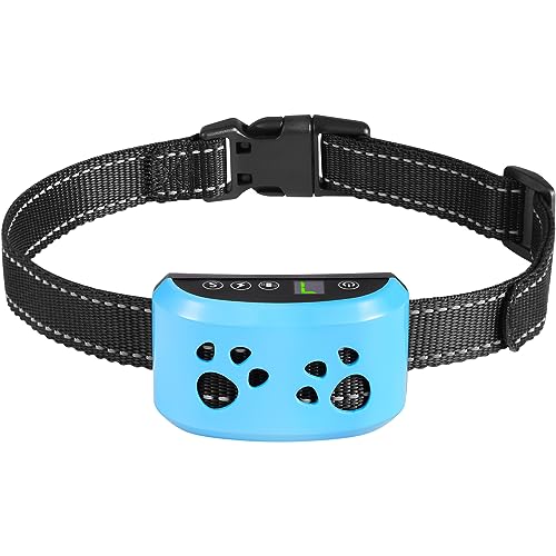 Dog Bark Collar, Svtrat Anti Bark Collars Smart Bark Collar for Small Medium Large Dogs with 4 Training Modes and 7 Level Sensitivity Adjustable